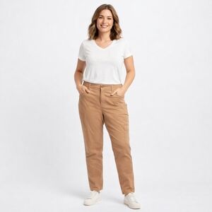 Gloria Vanderbilt Khaki Unltd Anita Straight Stretch Pant Perfect Khaki New